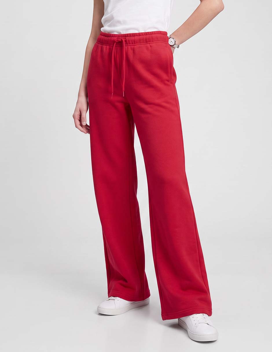 Pants regular con agujeta para mujer