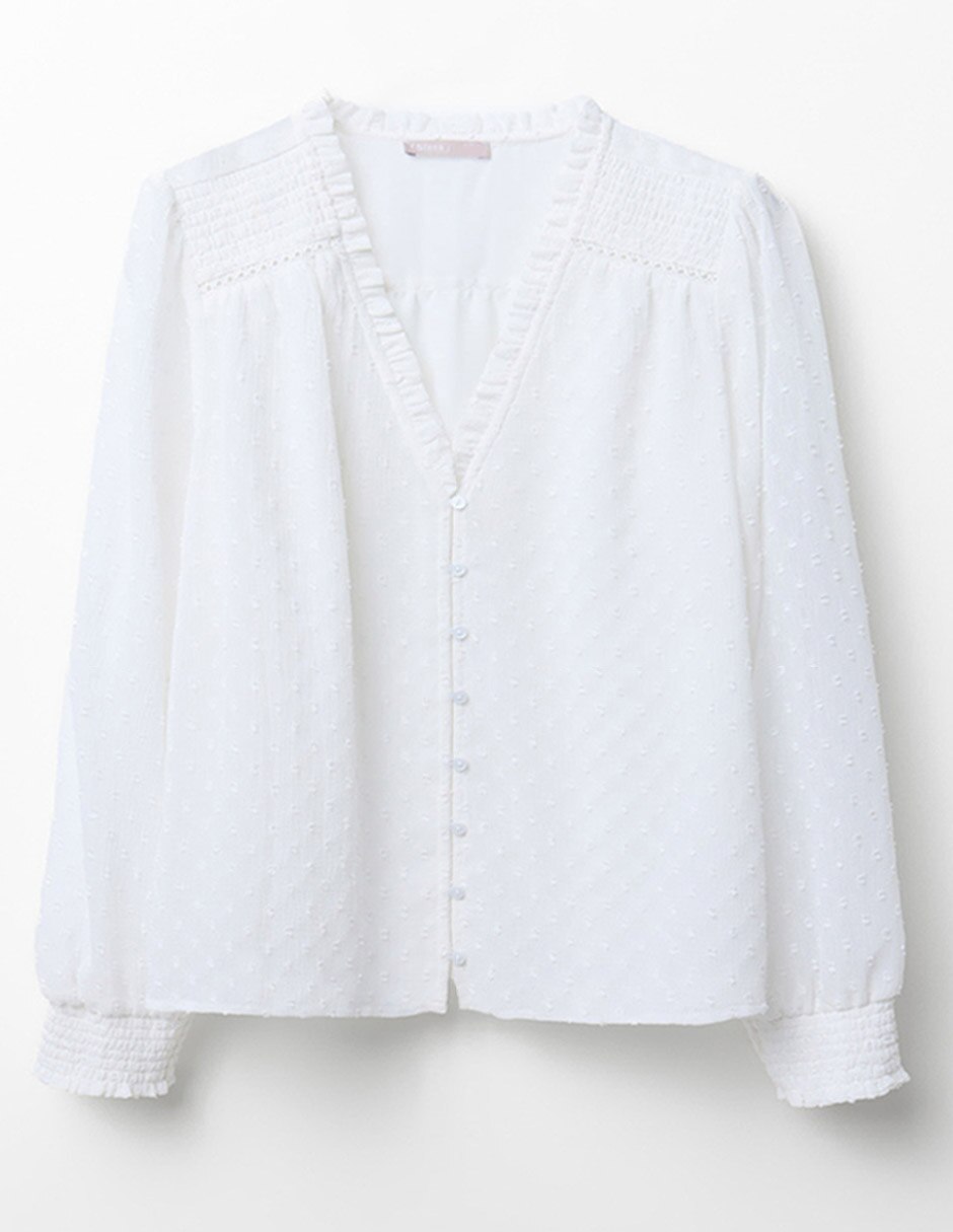 Blusa manga larga para mujer 5