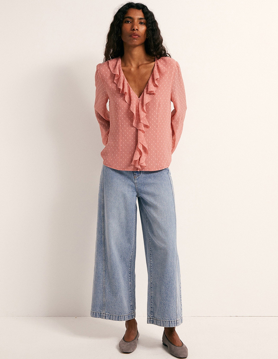 Blusa manga larga para mujer 2