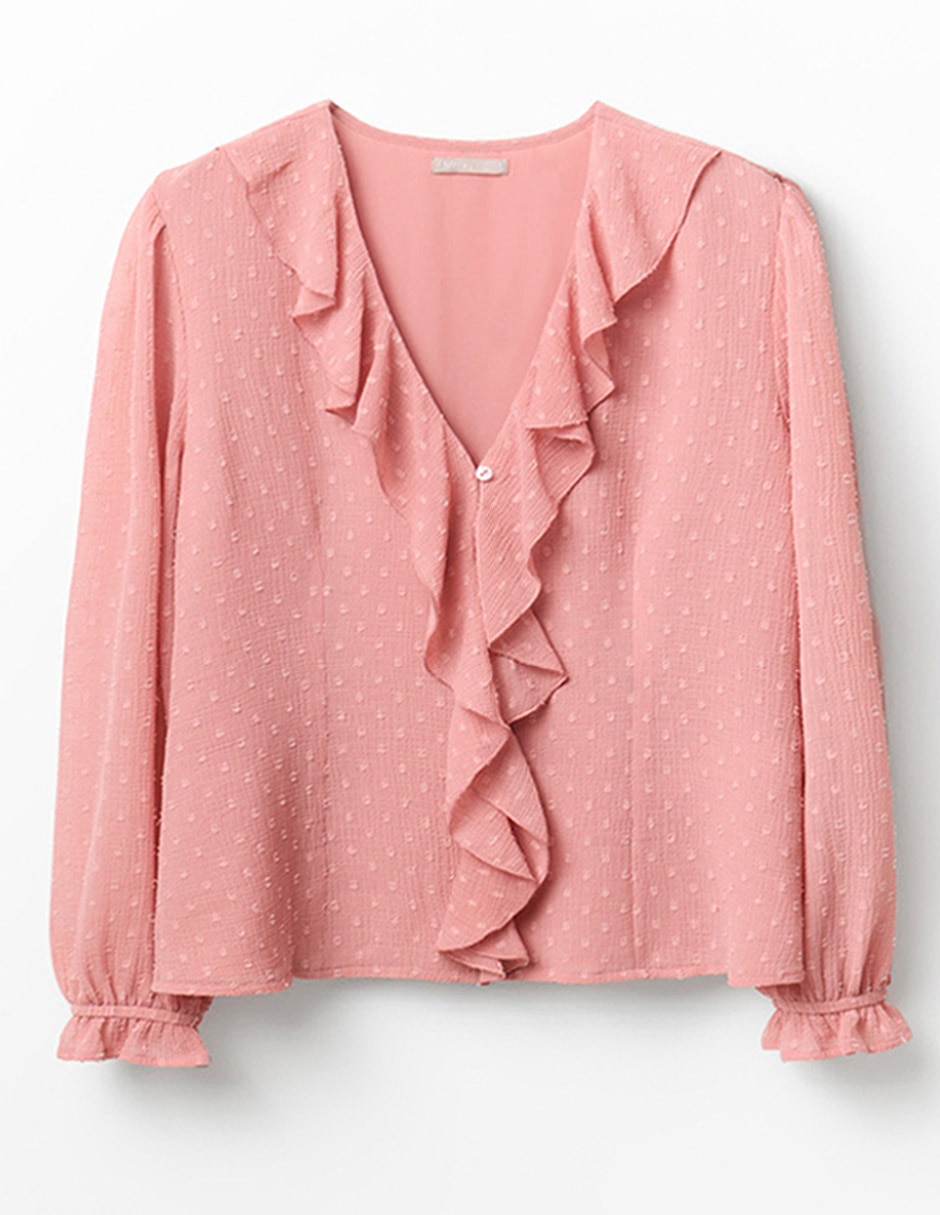 Blusa manga larga para mujer 6