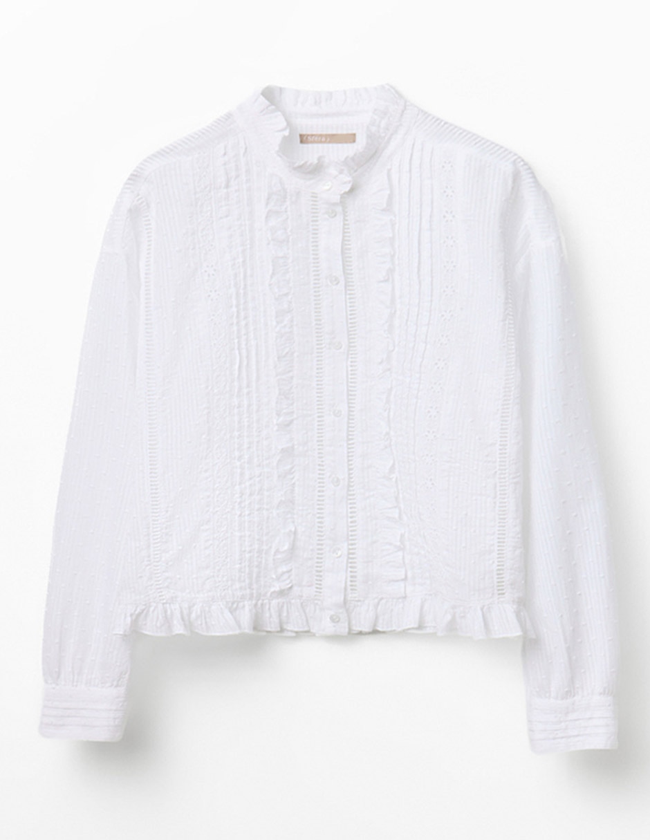 Blusa manga larga para mujer 6