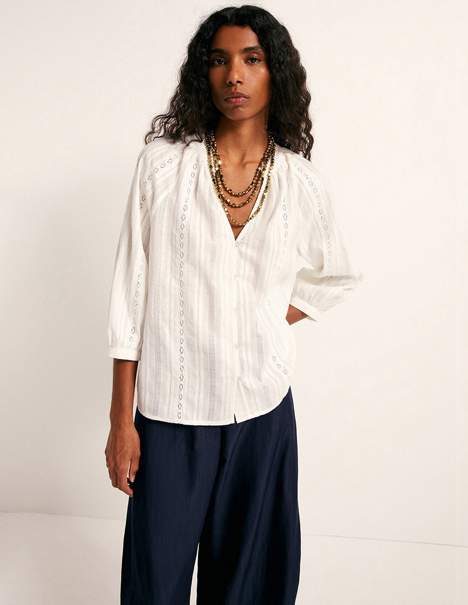 Blusa manga larga para mujer 1