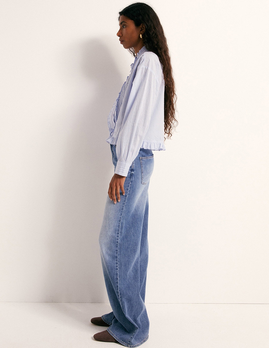 Blusa manga larga para mujer 3