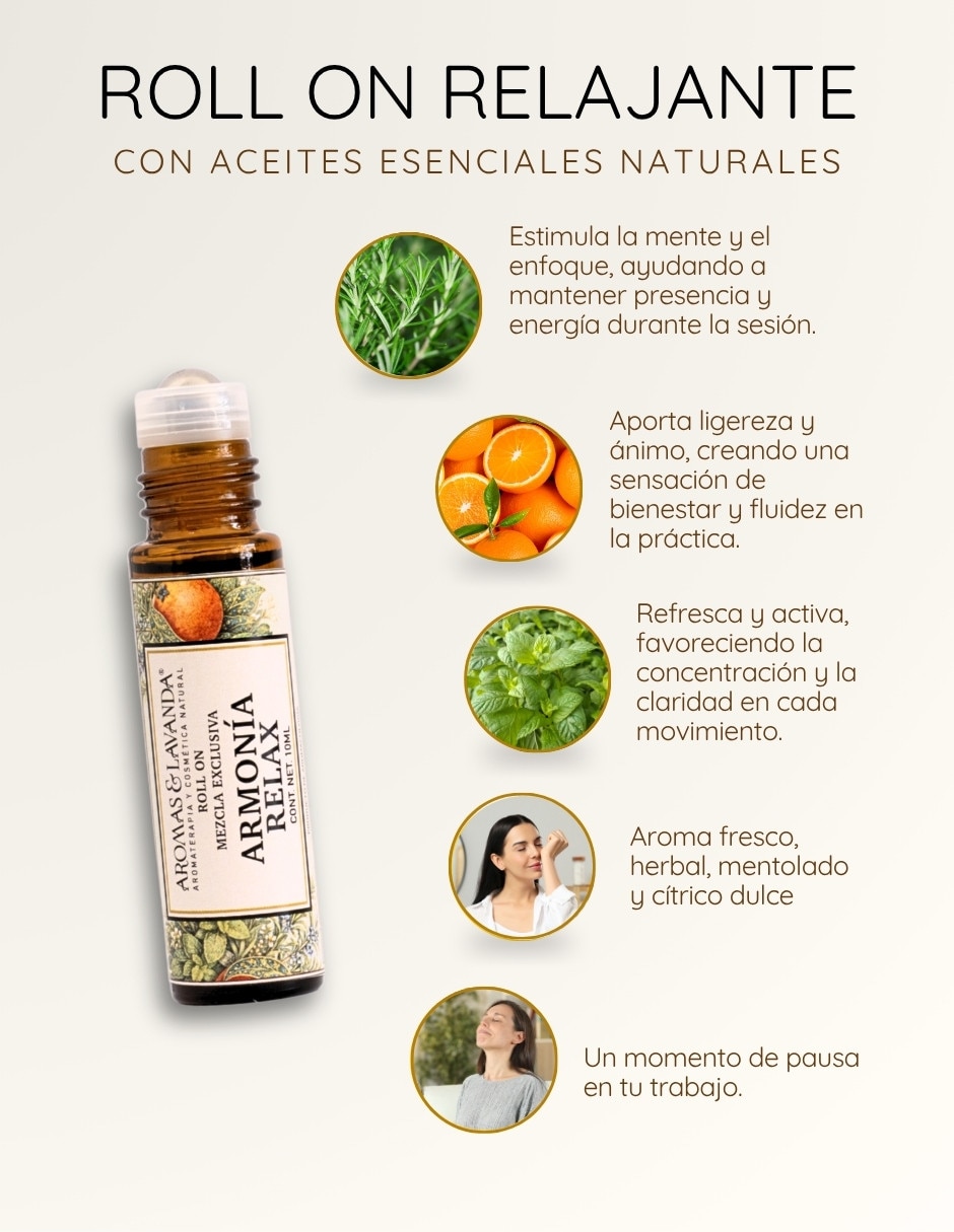 Set aromático Aromas Lavanda Calma y Relajacionen Trabajo de verbena 6
