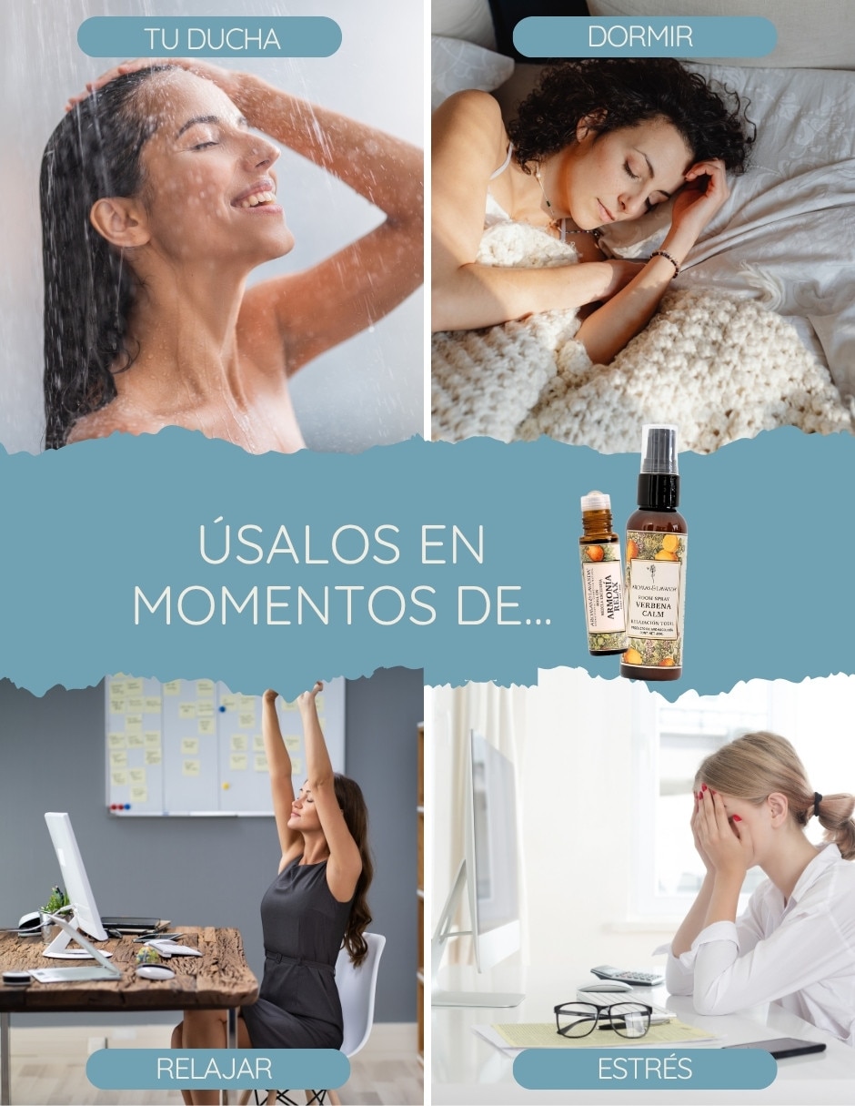 Set aromático Aromas Lavanda Calma y Relajacionen Trabajo de verbena 9