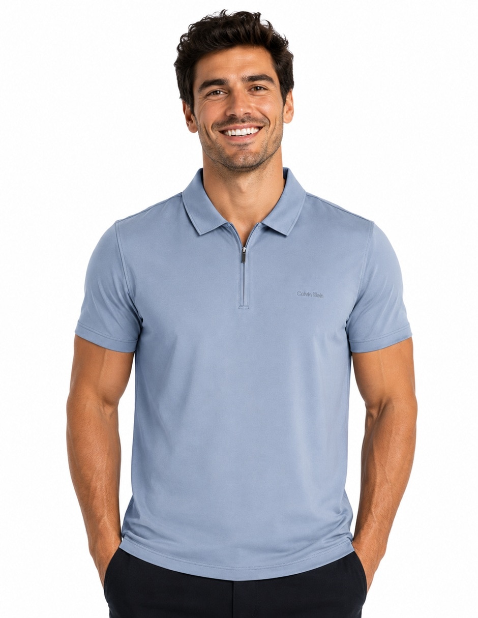 Playera calvin klein jeans cuello polo para hombre