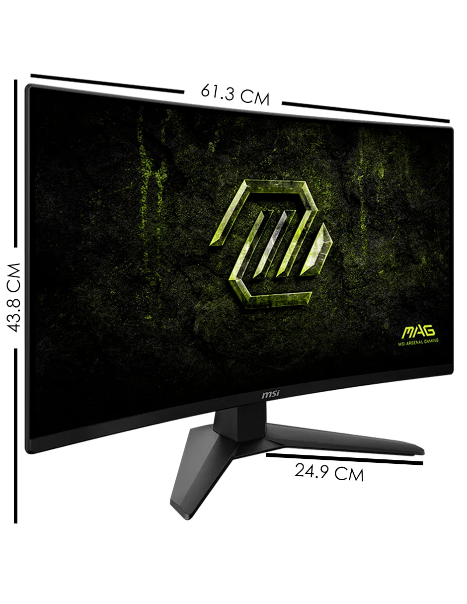 Monitor gamer MSI MAG 274CF X24 va Full HD 27 pulgadas