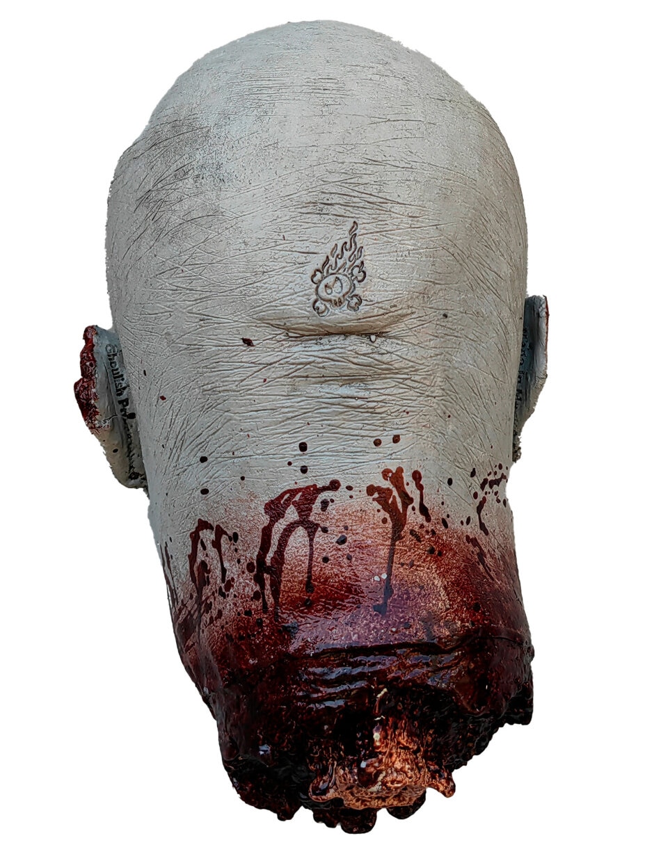 Figura decorativa de Cabeza Zombie Rev