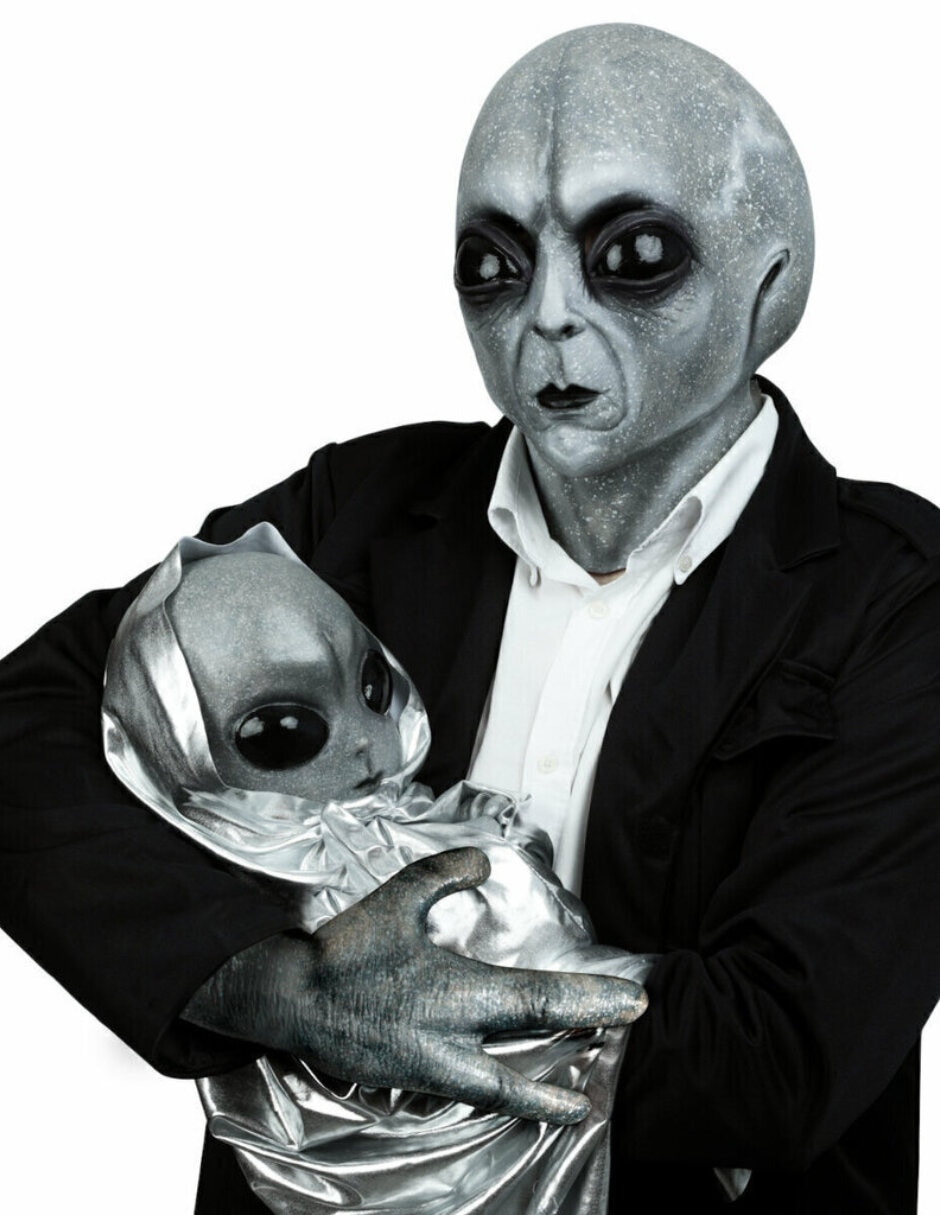 Figura decorativa de muñeco alien 3