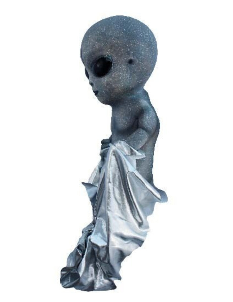 Figura decorativa de muñeco alien 4