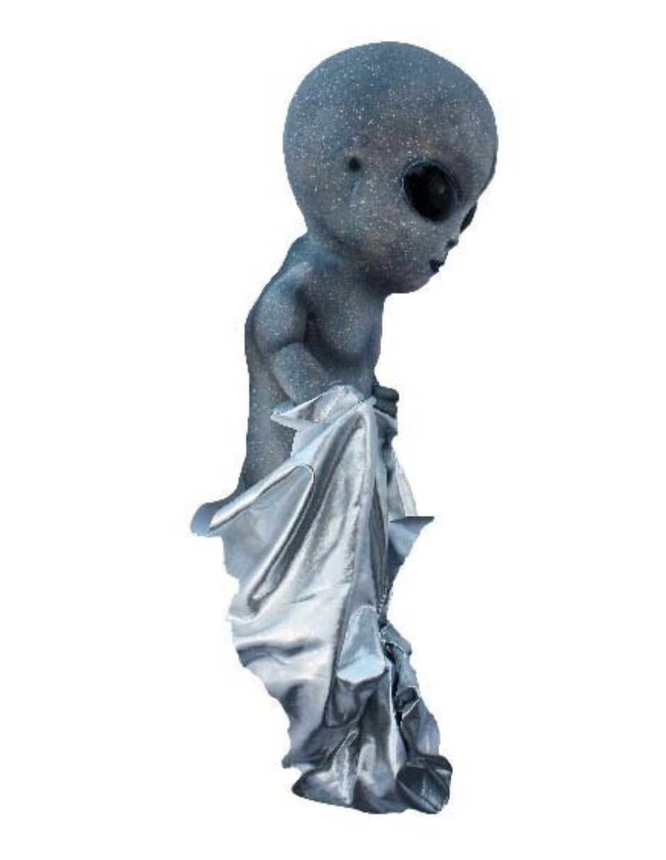 Figura decorativa de muñeco alien 6