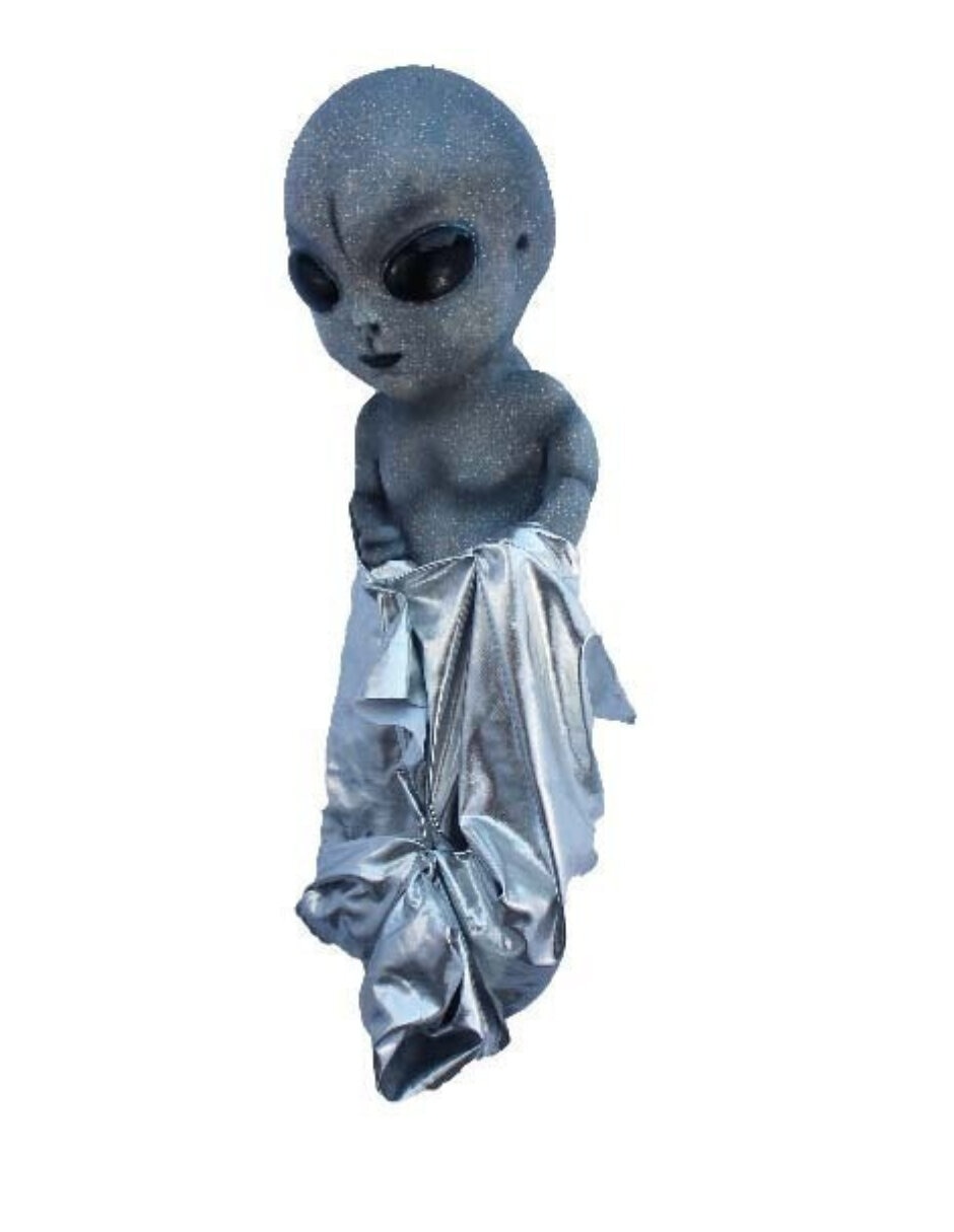 Figura decorativa de muñeco alien 8