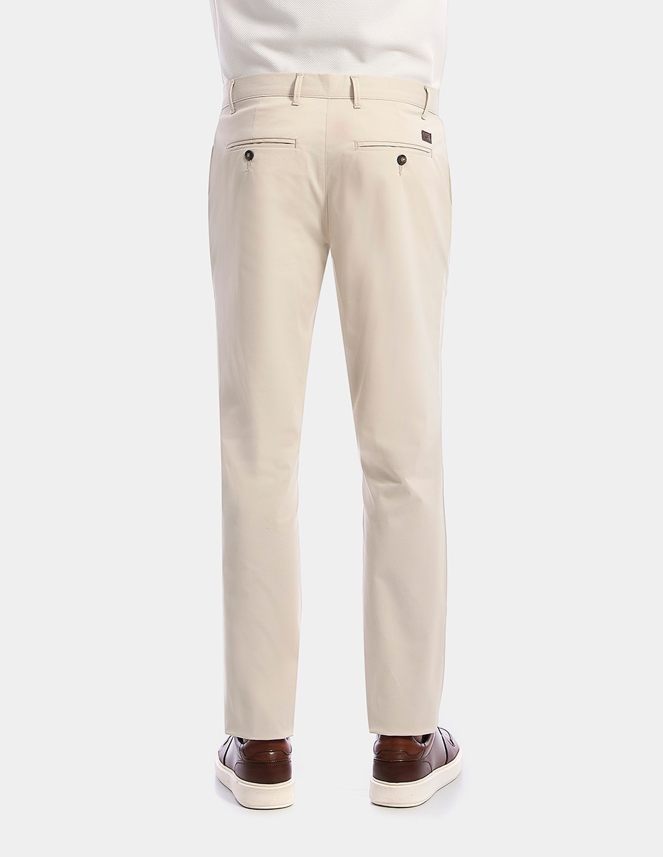 Pantalón business casual regular slim vittorio forti para hombre