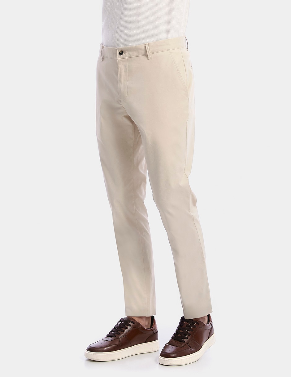 Pantalón business casual regular slim vittorio forti para hombre