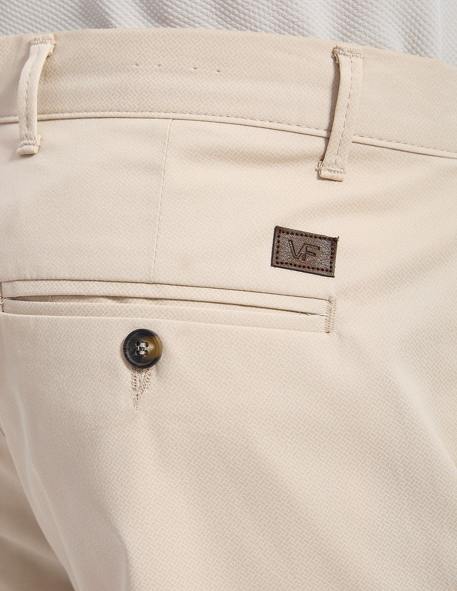 Pantalón business casual regular slim vittorio forti para hombre