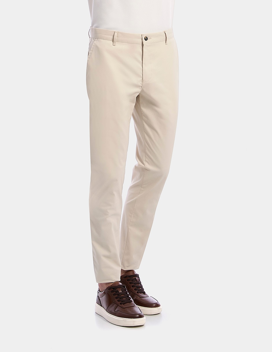 Pantalón business casual regular slim vittorio forti para hombre