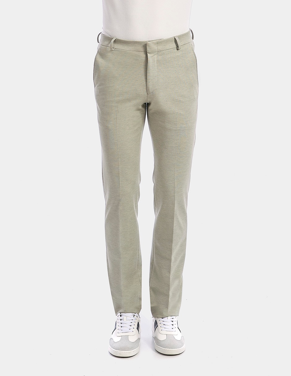 Pantalón formal de vestir recto vittorio forti para hombre
