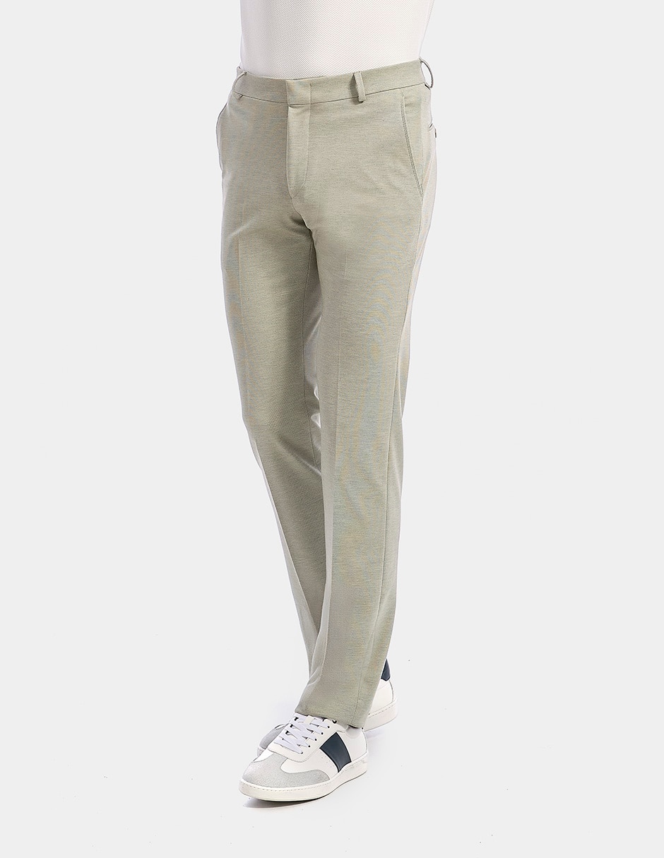 Pantalón formal de vestir recto vittorio forti para hombre