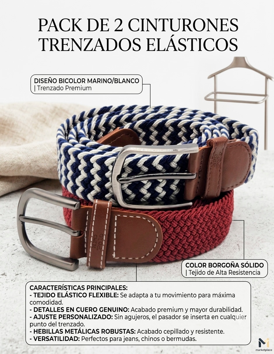 Set cinturón para hombre 3