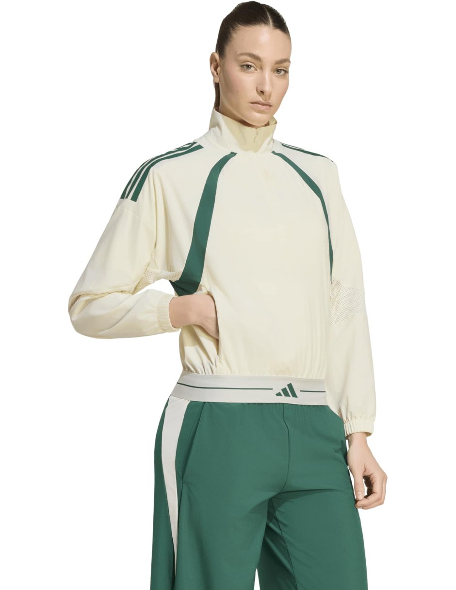 Sudadera para entrenamiento con bolsillos para mujer Sudadera para entrenamiento con bolsillos para mujer