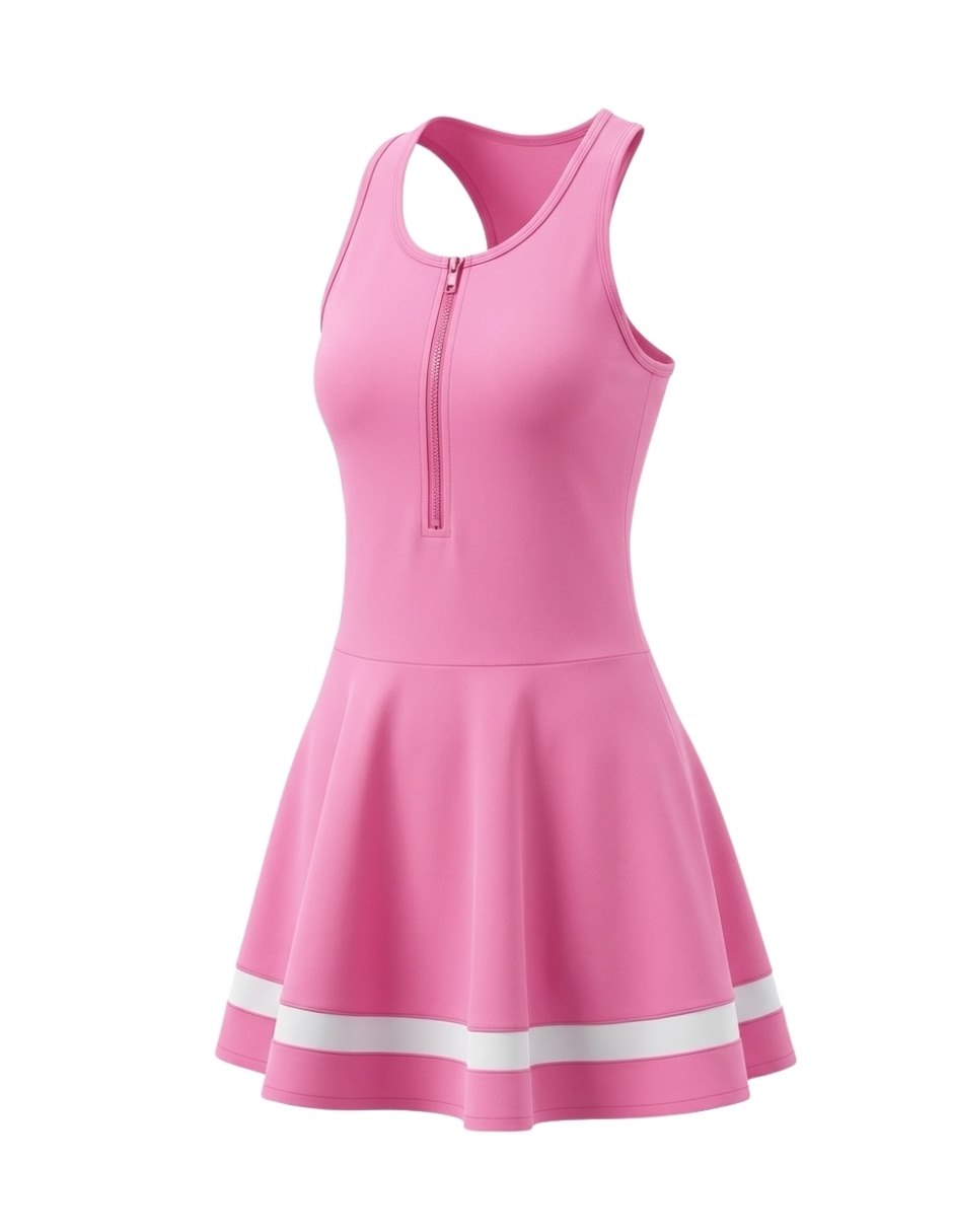 Vestido arriba rodilla activewear generica pink para mujer
