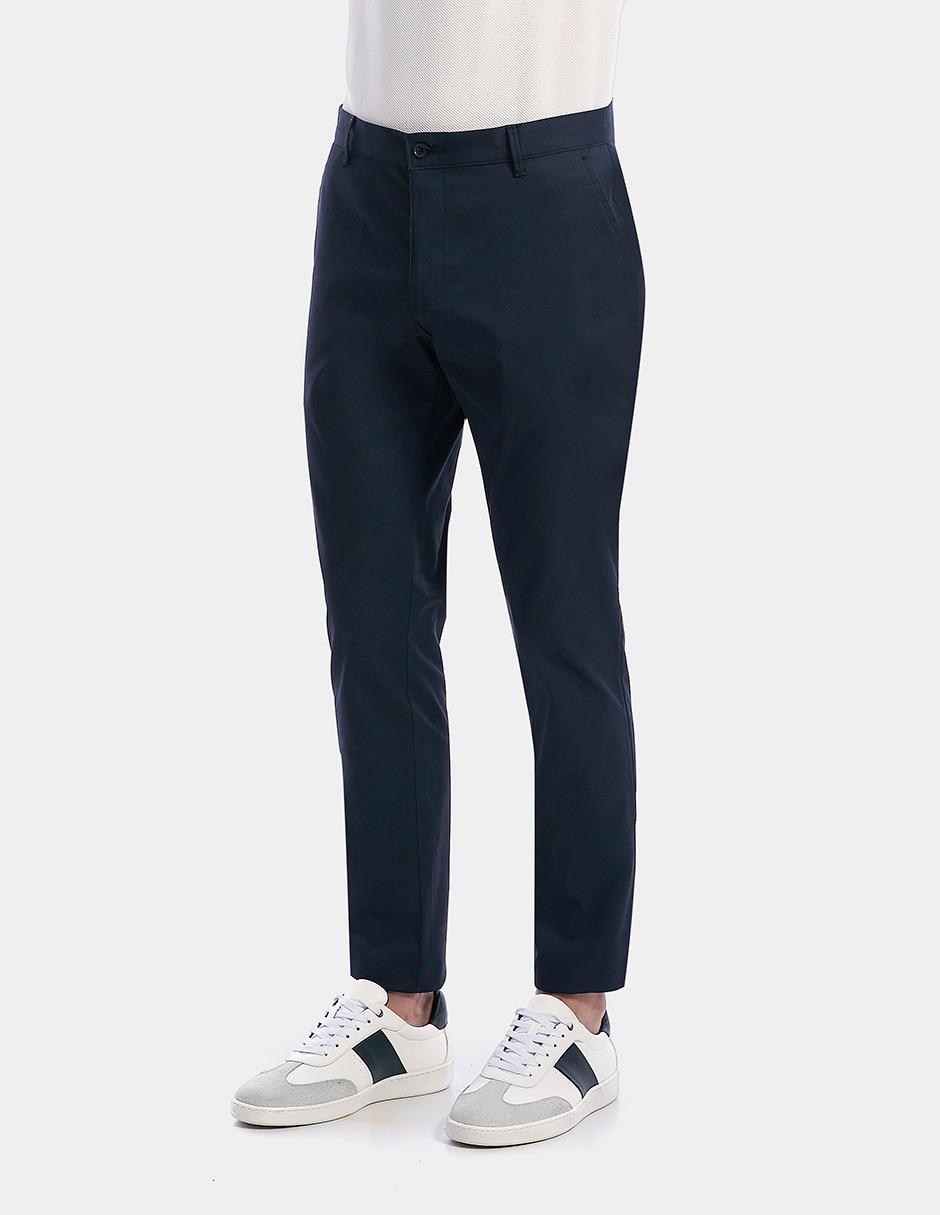 Pantalón business casual regular slim para hombre 6