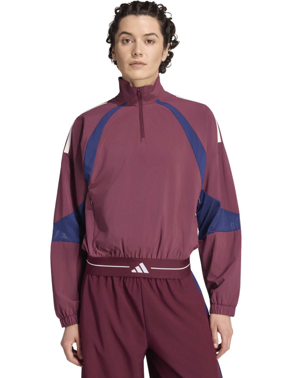 Sudadera para entrenamiento con bolsillos para mujer Sudadera para entrenamiento con bolsillos para mujer