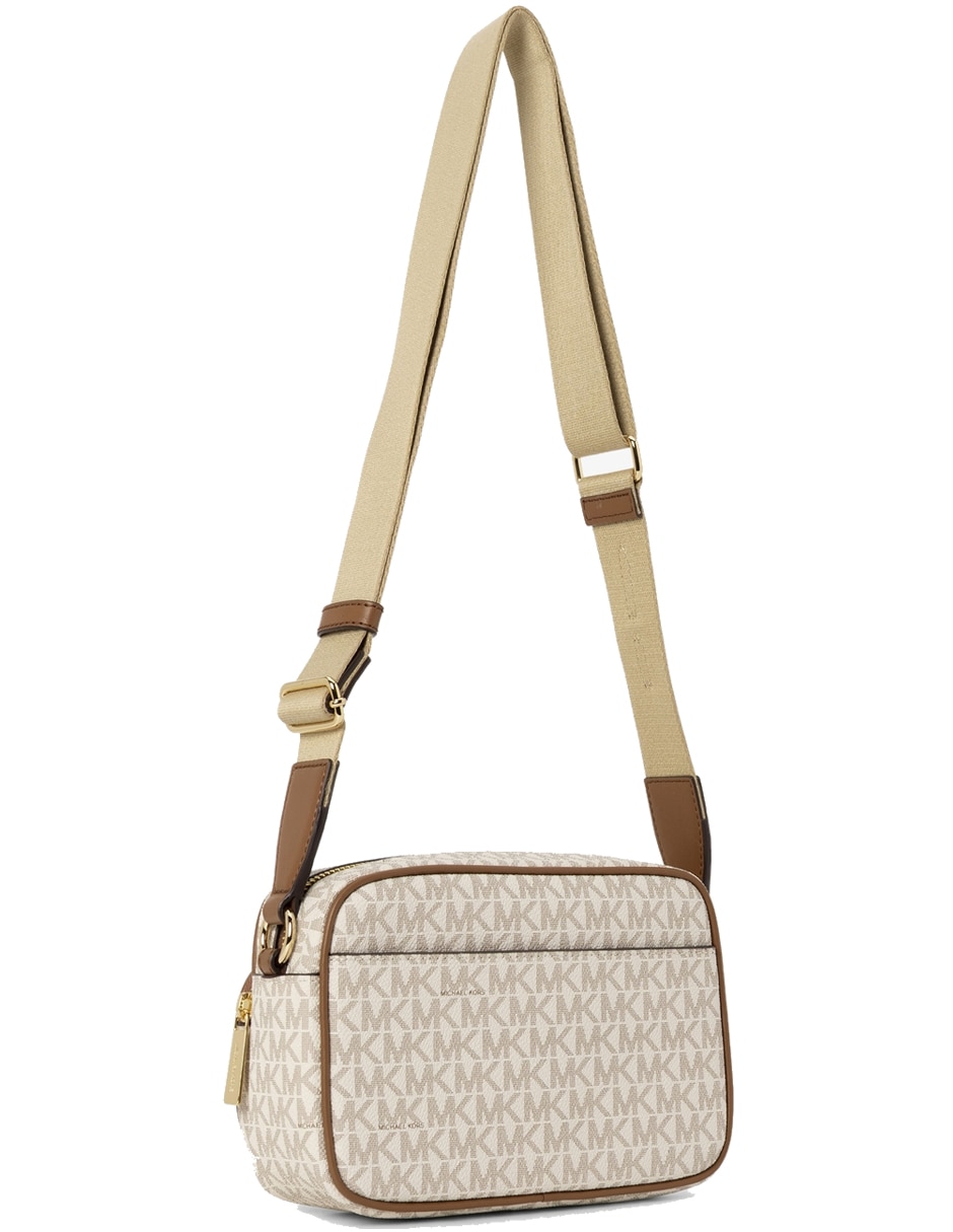Bolsa crossbody michael kors jet set de cuero para mujer