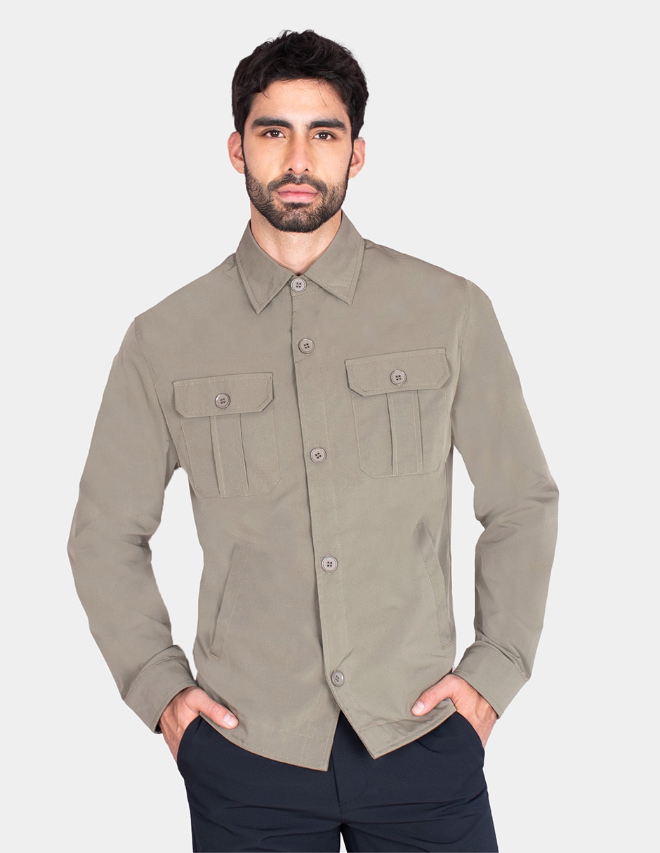 Chamarra casual generra con bolsillos para hombre