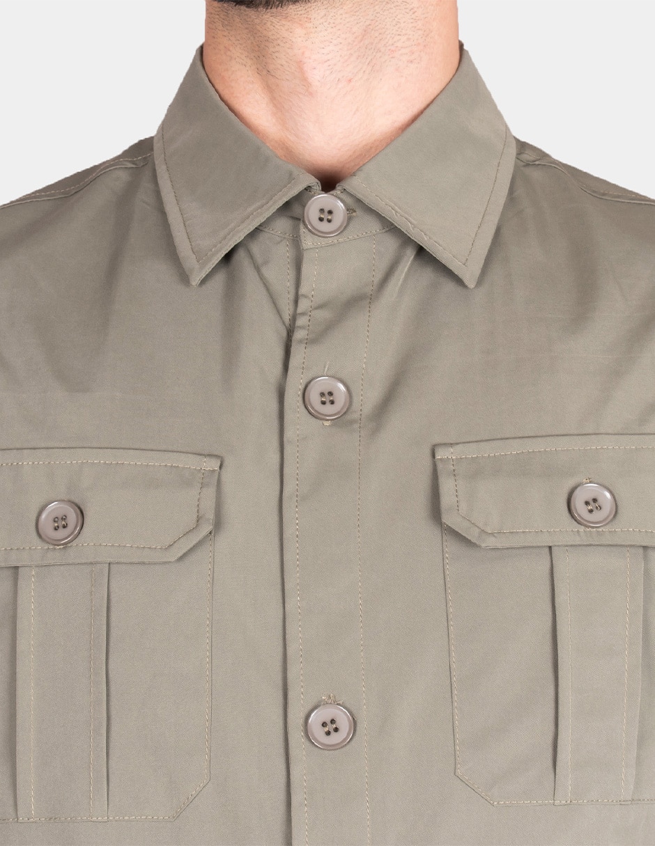Chamarra casual generra con bolsillos para hombre