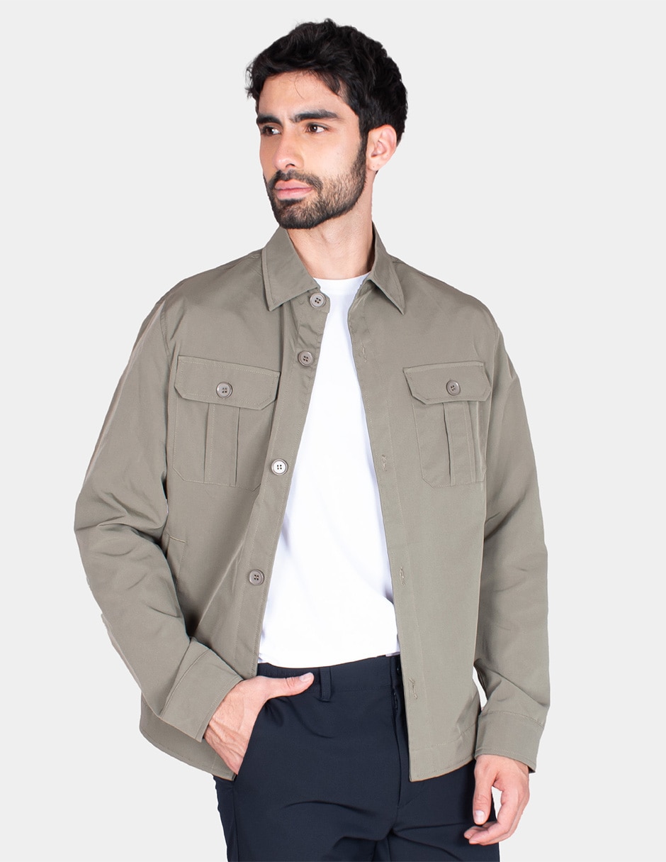 Chamarra casual generra con bolsillos para hombre