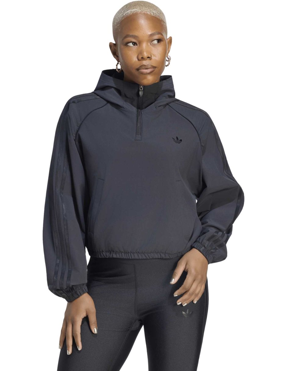 Sudadera para entrenamiento adidas mt s logo hd con capucha para mujer
