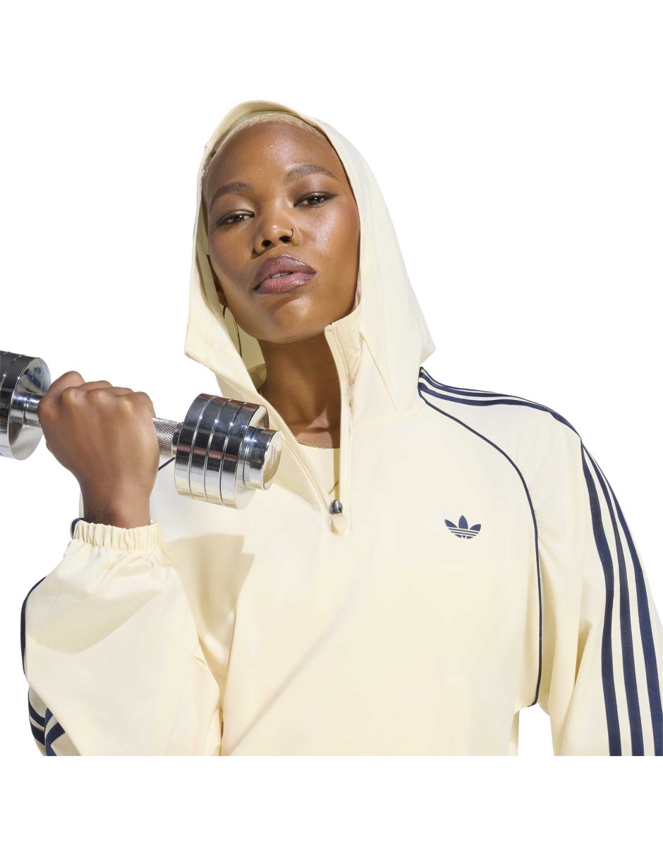 Sudadera para entrenamiento adidas mt s logo hd con capucha para mujer