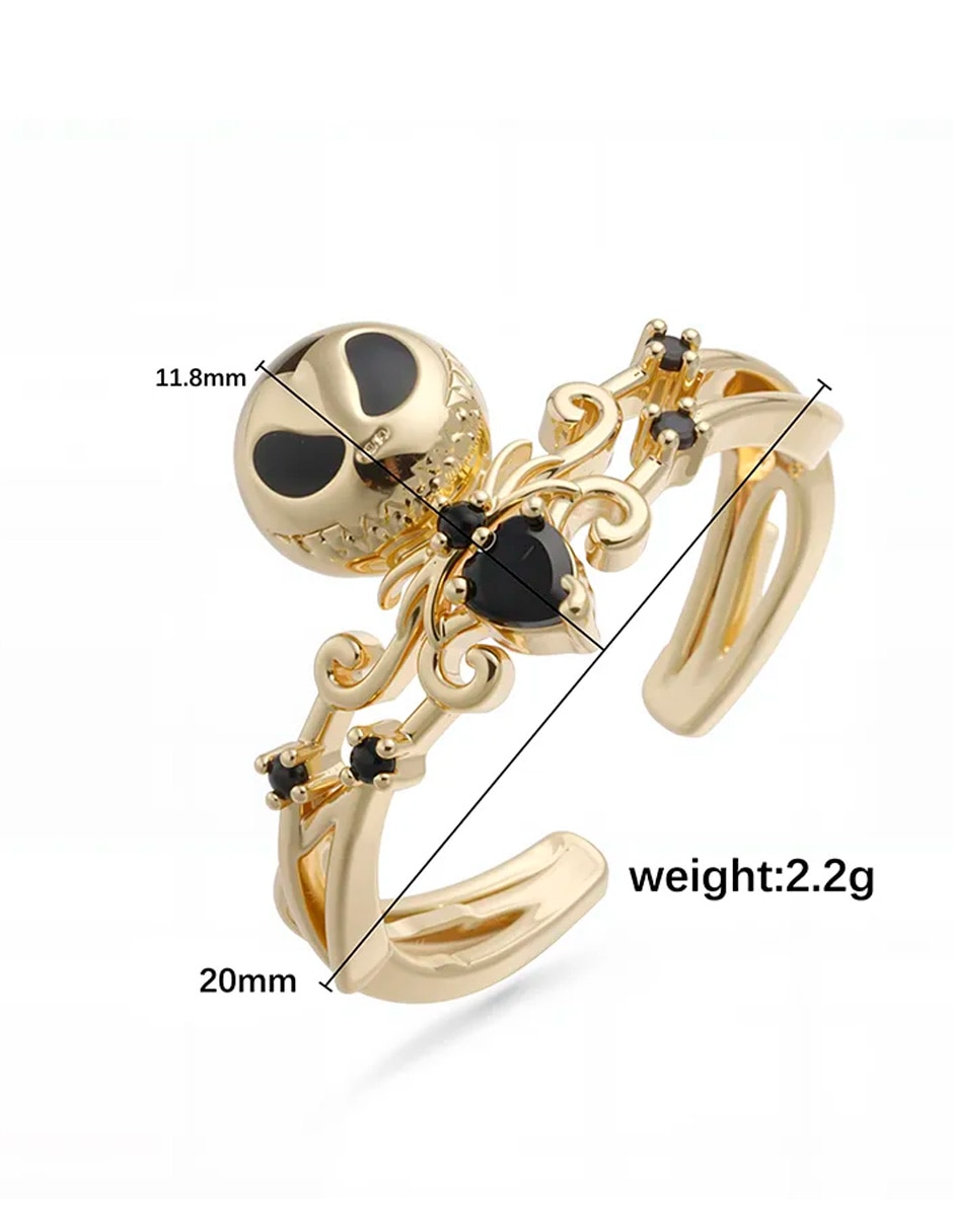 Set anillo nira 14 k de oro laminado zirconia cúbica brillante
