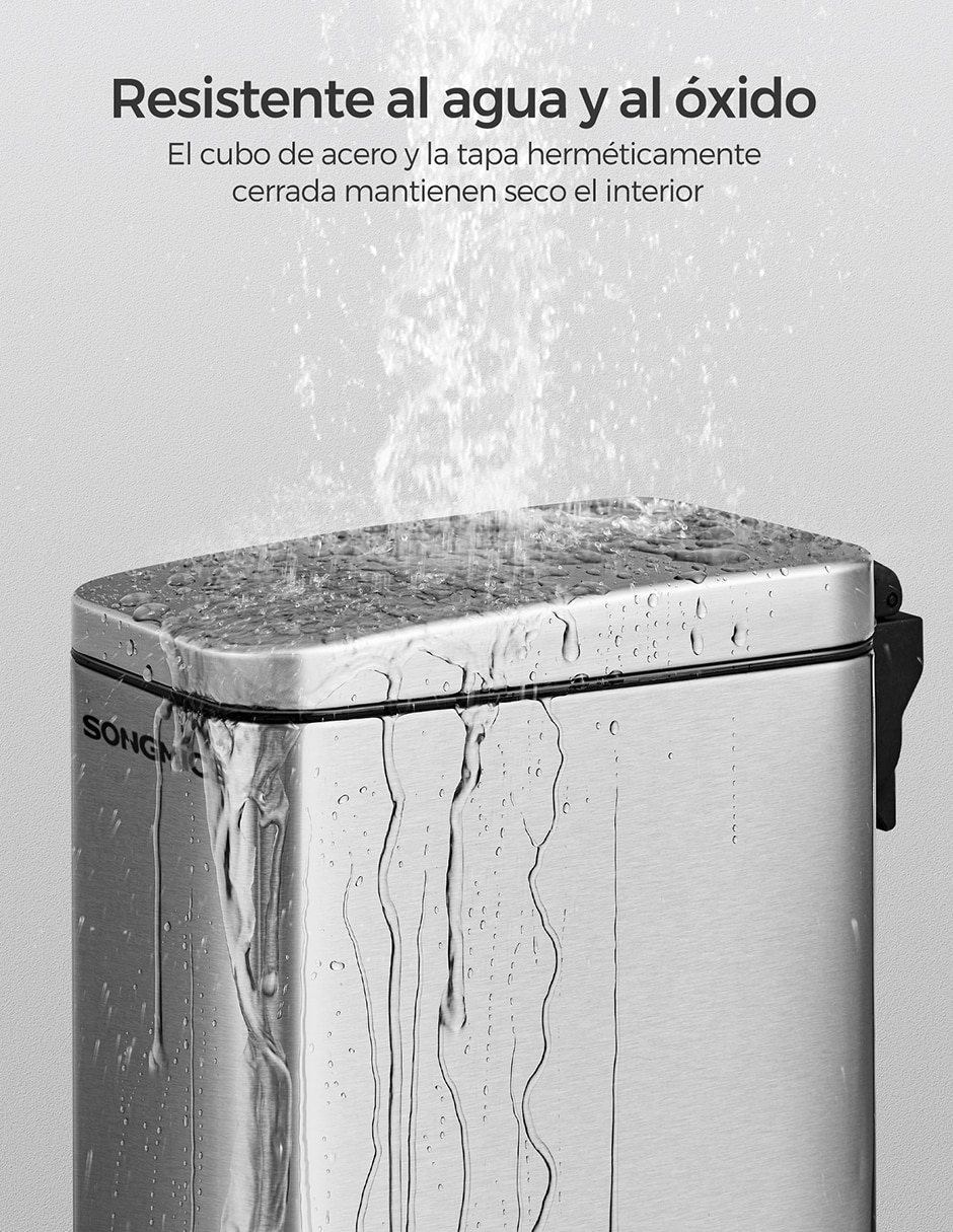 Bote de basura Bobbee de plástico 2