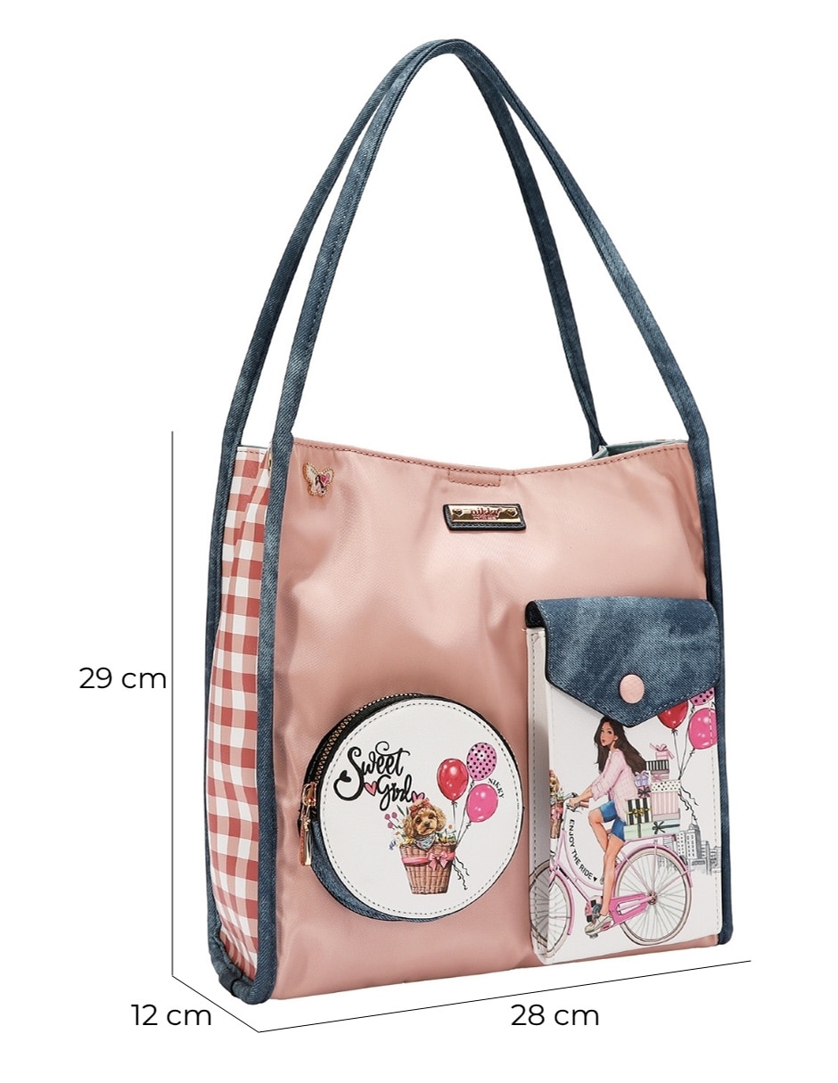 Bolsa tote nicole lee sweet girl para mujer