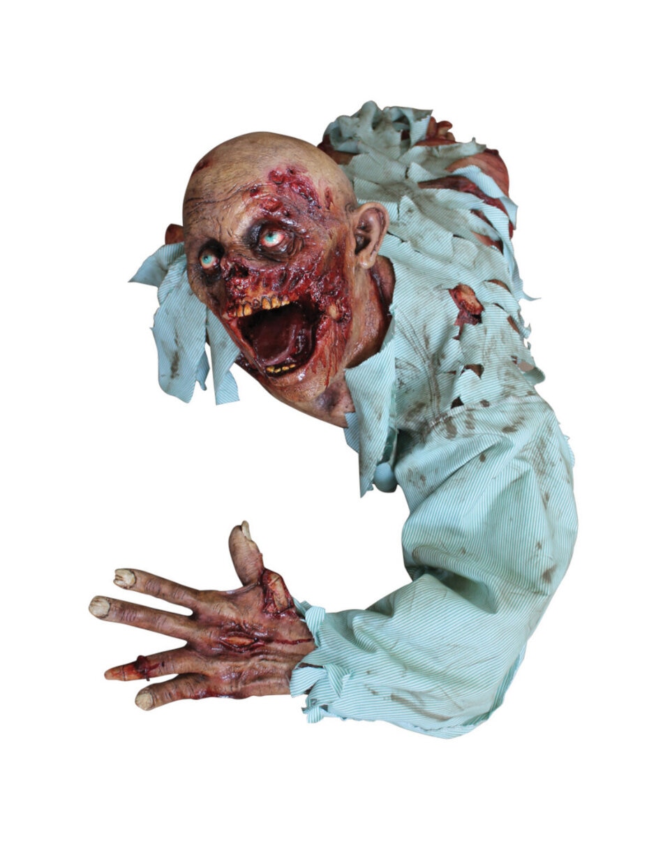 Figura decorativa de Cabeza Zombie Rev
