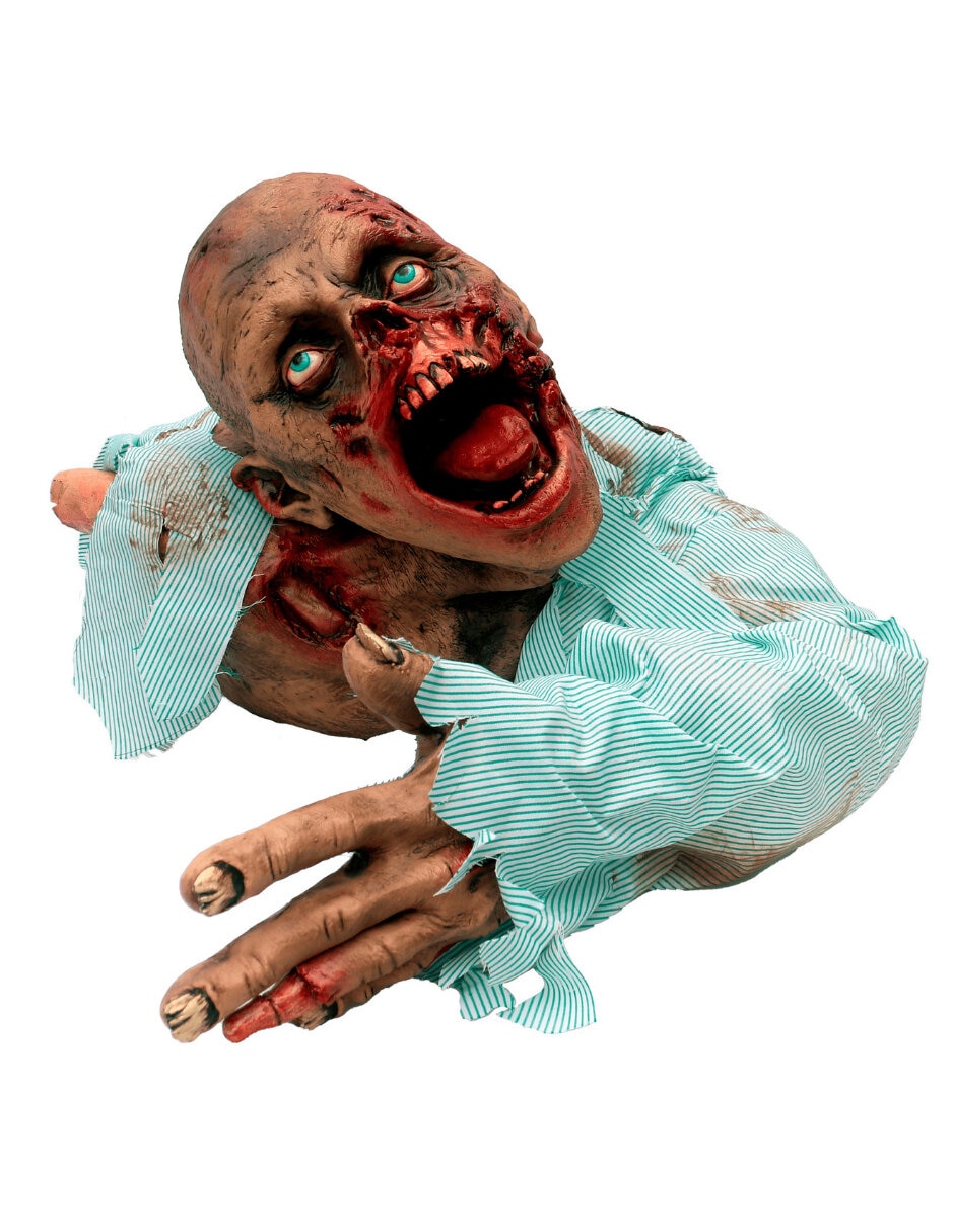 Figura decorativa de Cabeza Zombie Rev