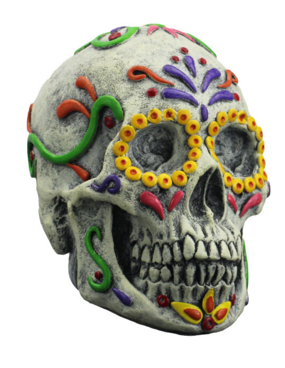Figura decorativa de calavera Halloween Rev