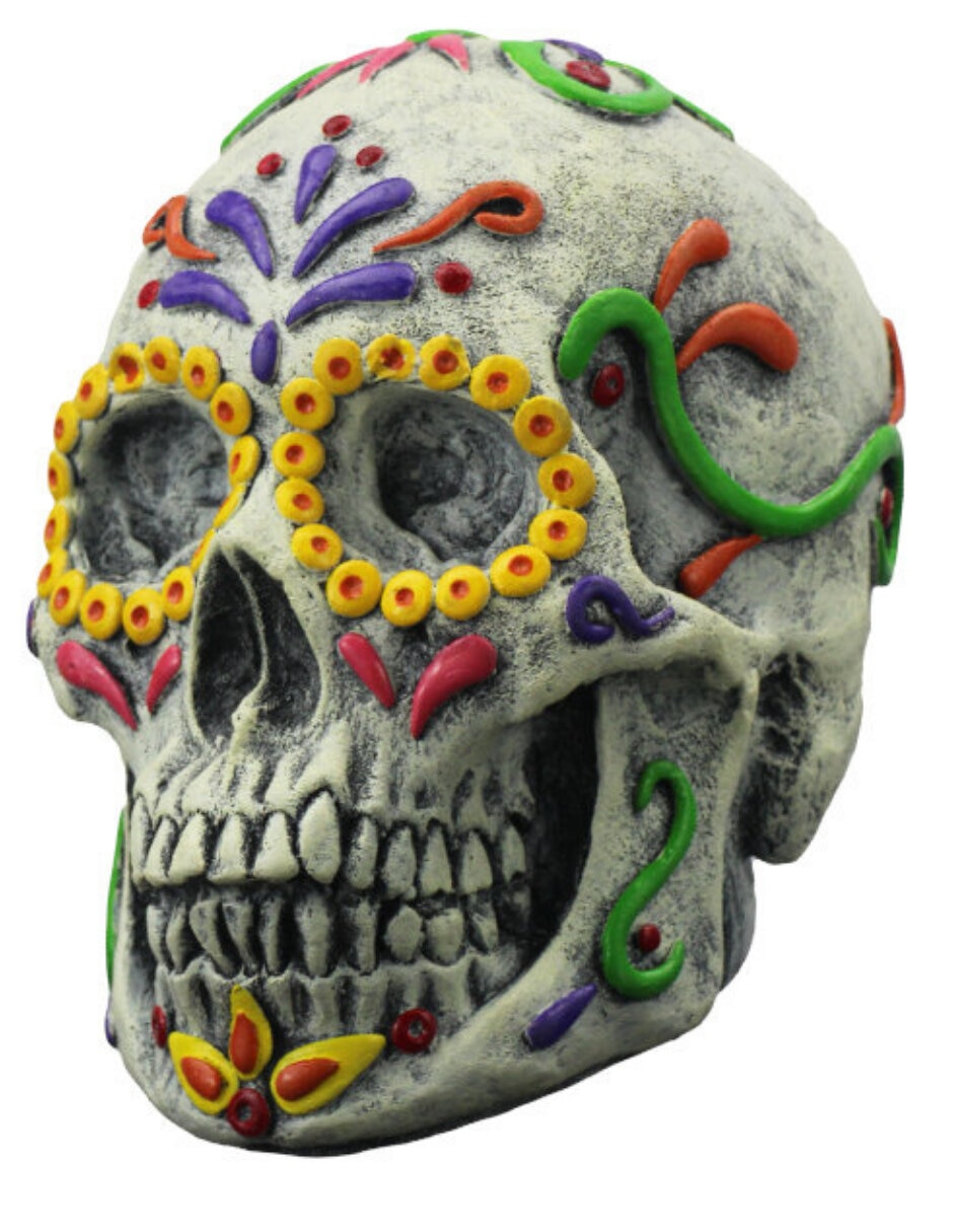 Figura decorativa de calavera Halloween Rev