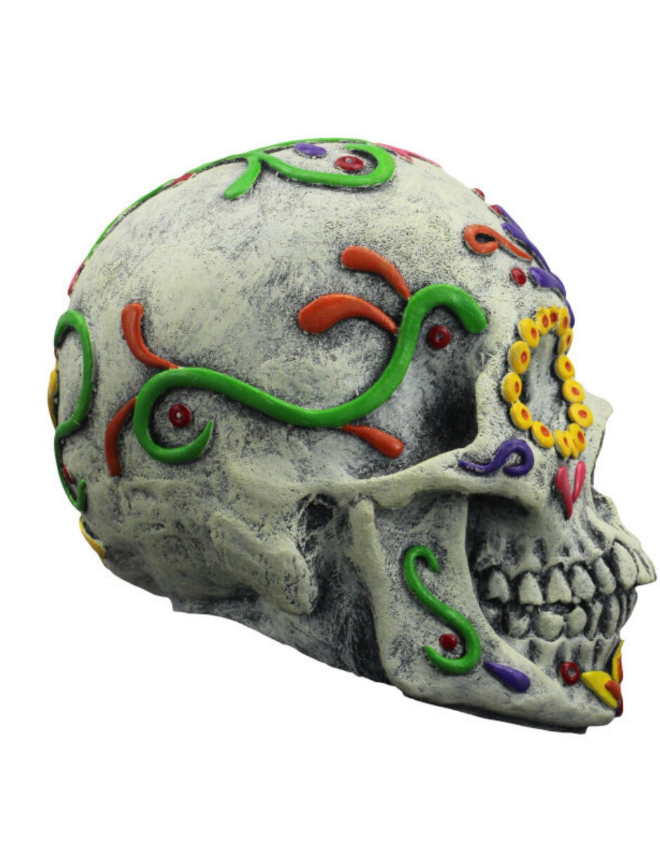 Figura decorativa de calavera Halloween Rev