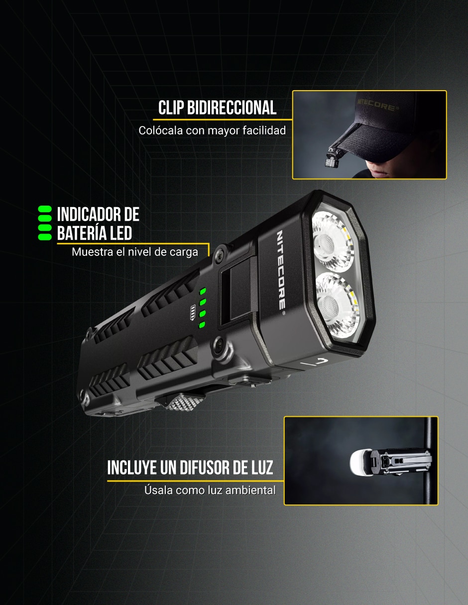 Linterna de mano Nitecore EDC09
