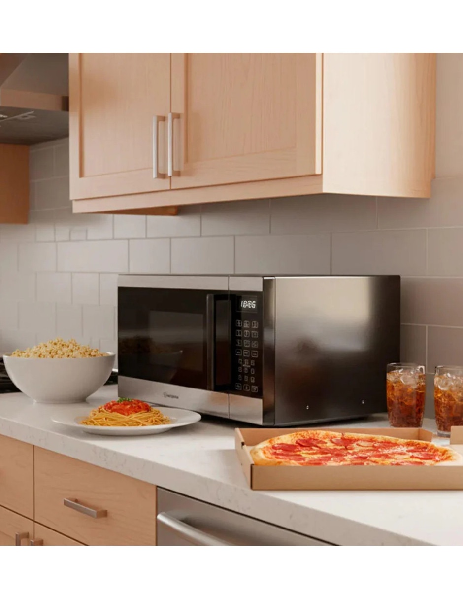 Horno de microondas convencional Westinghouse modelo WKMWW2502 de 0.9 pies cúbicos