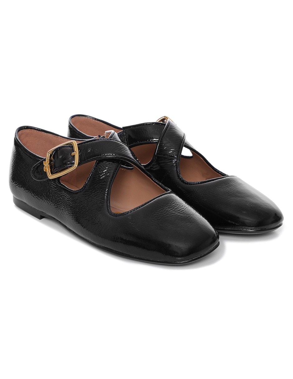 Balerina sam edelman de piel para mujer