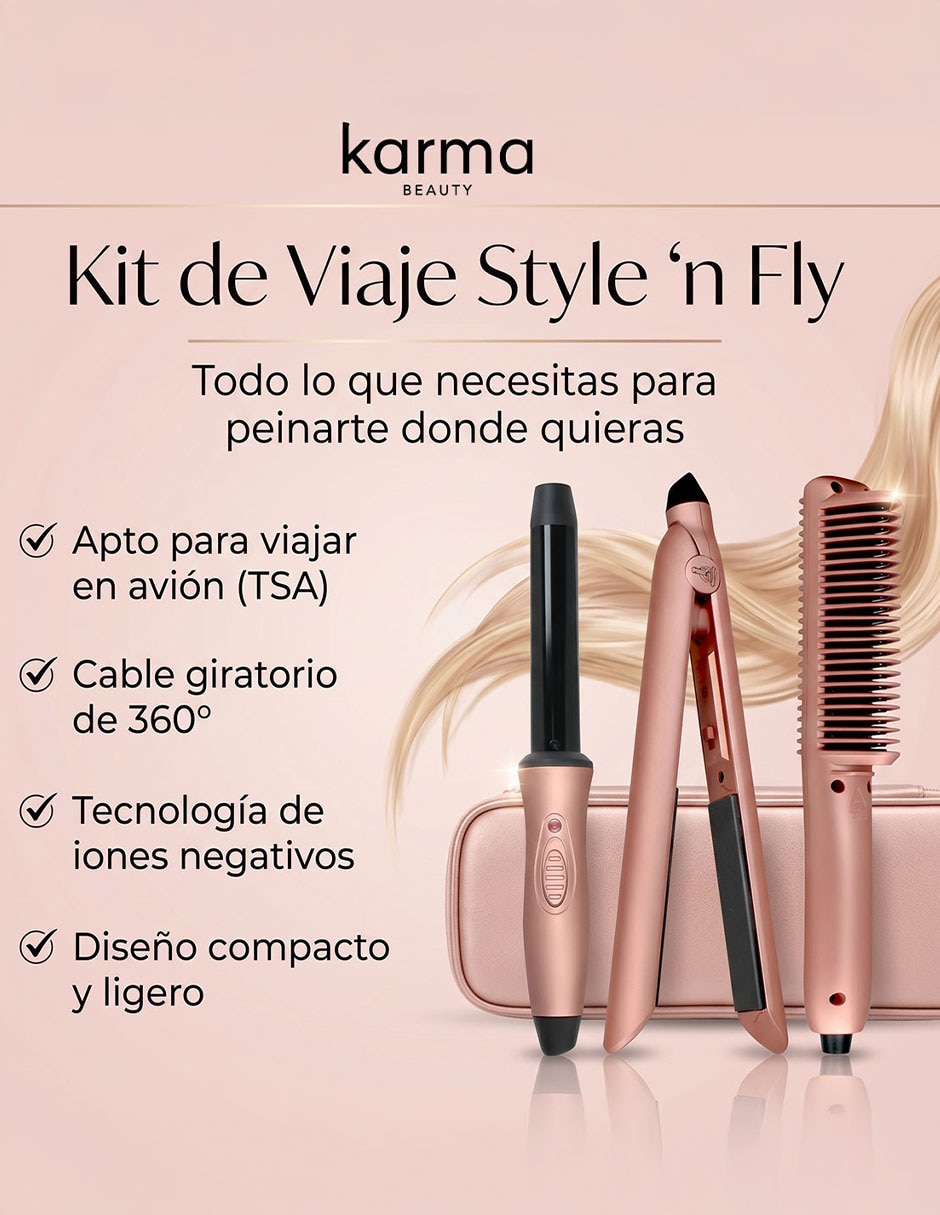 Set accesorios cabello karma beauty style n fly