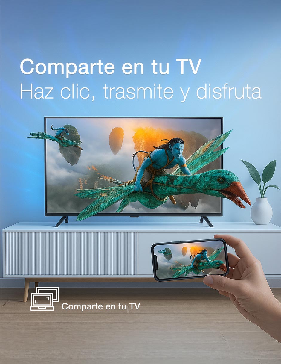 Pantalla Smart TV LED de 32 pulgadas HD DAW32R con roku tv 4