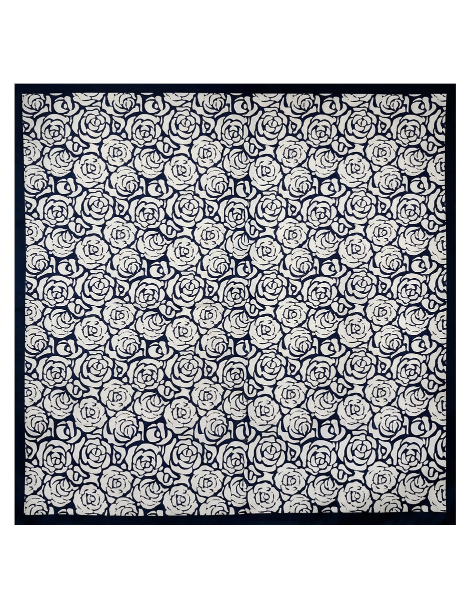 Mascada estampado floral para mujer