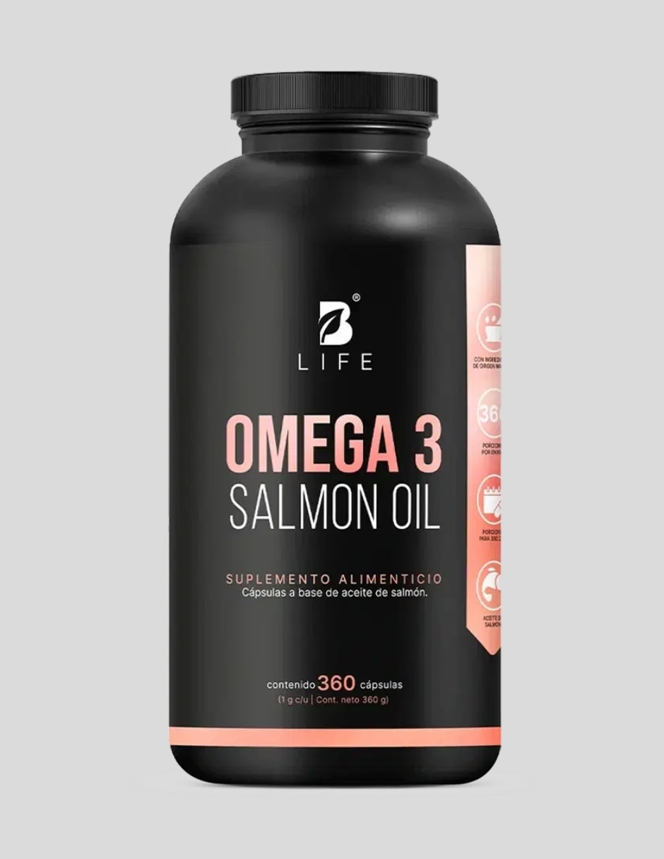 Omega 3 Salmon Oil Gourmet con aceite de salmón de 360 cápsulas