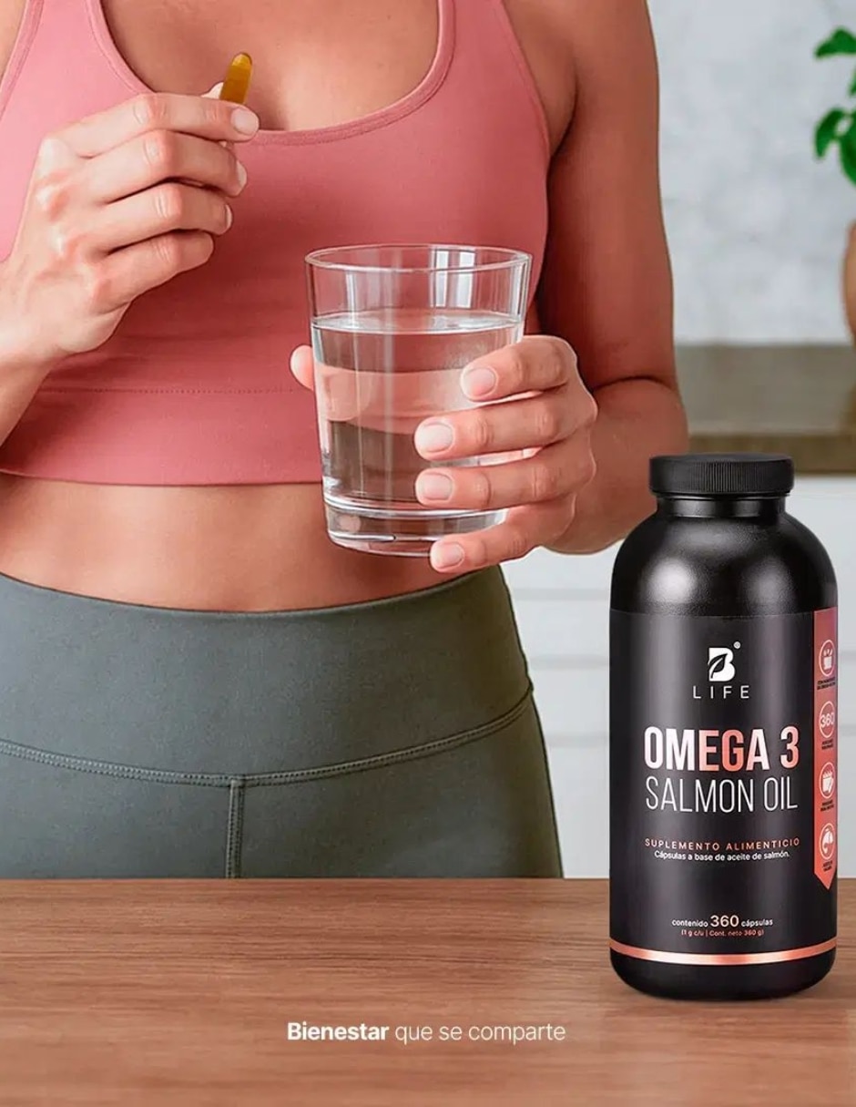 Omega 3 Salmon Oil Gourmet con aceite de salmón de 360 cápsulas