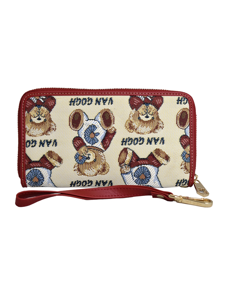 Cartera henney bear vw004 camomile para mujer